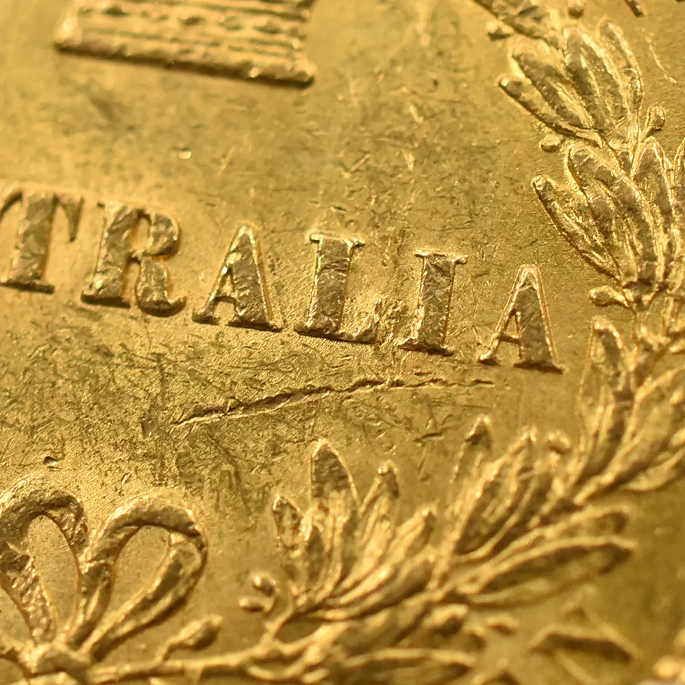 アンティークコイン11：6527 オーストラリア 1864 ヴィクトリア女王 ソブリン金貨 NGC MS61