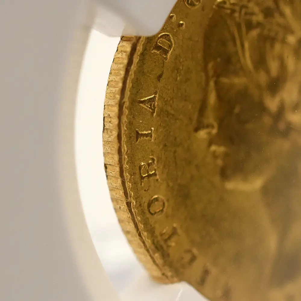 アンティークコイン13：6527 オーストラリア 1864 ヴィクトリア女王 ソブリン金貨 NGC MS61