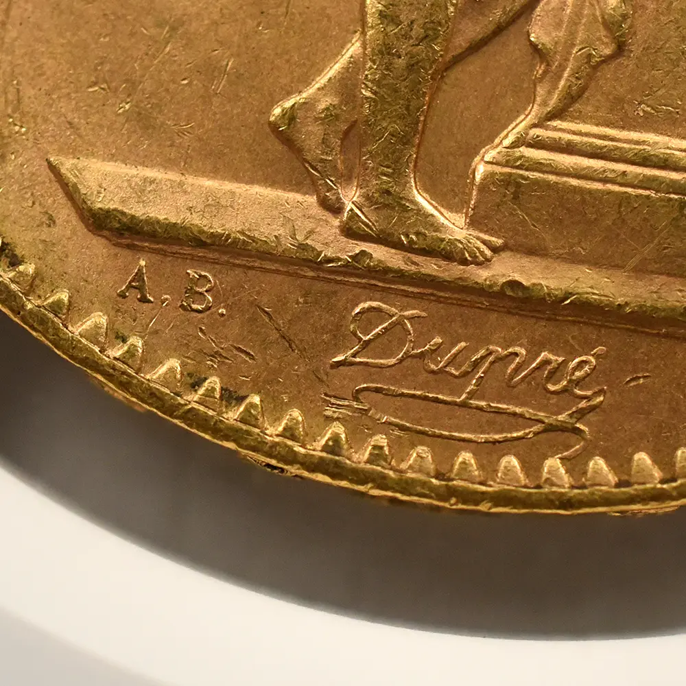 アンティークコイン9:6528 フランス 1911A エンジェル 100フラン金貨 NGC MS63