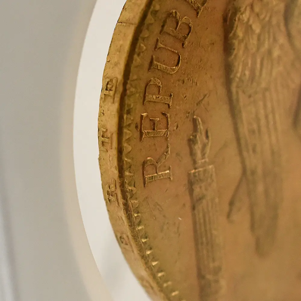 アンティークコイン13:6528 フランス 1911A エンジェル 100フラン金貨 NGC MS63