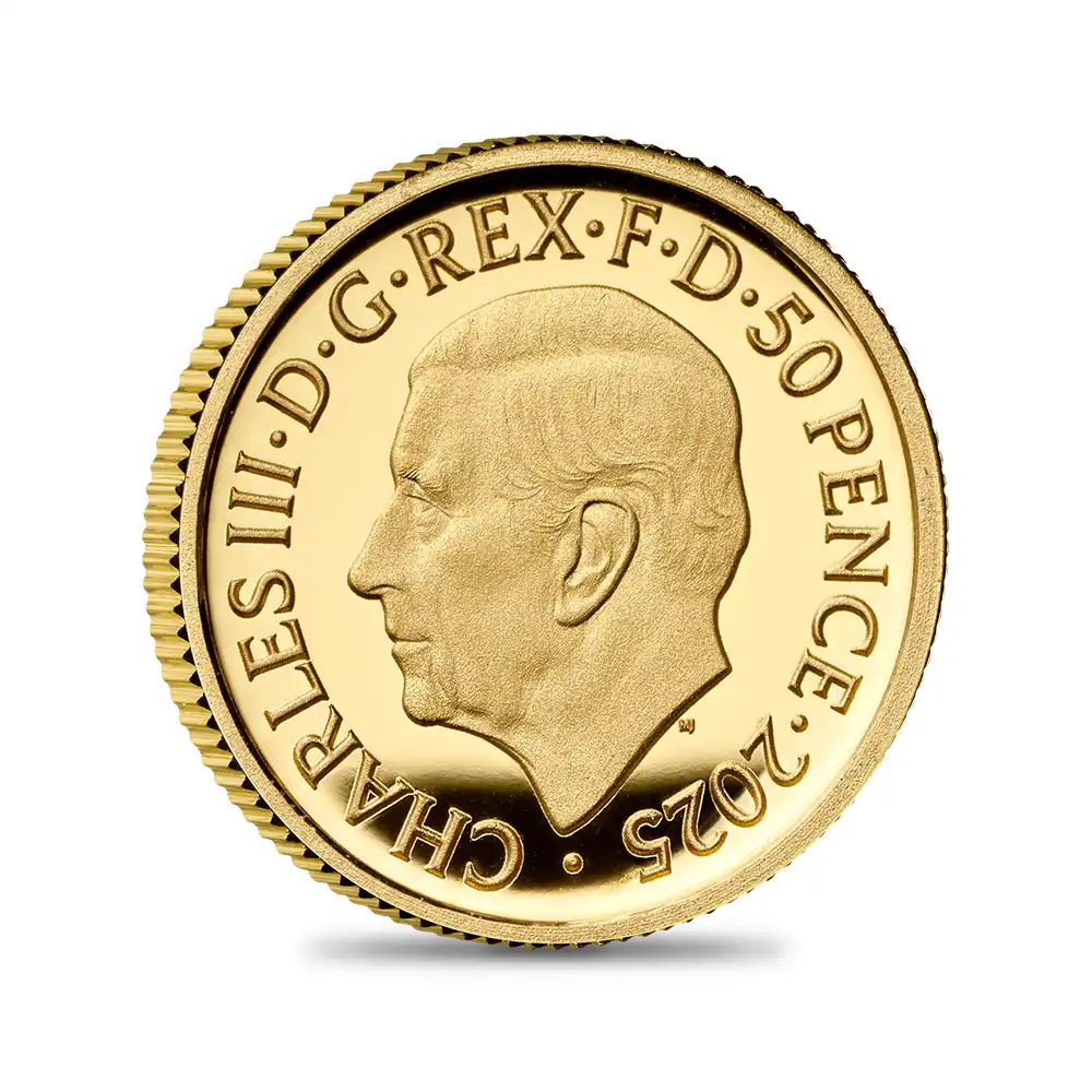 モダンコイン3：6532 2025 チャールズ3世 ミュージックレジェンド第12弾 フレディ・マーキュリー 50ペンス1/40オンスプルーフ金貨 未鑑定 ブリスターパック付き【ご予約承り品】