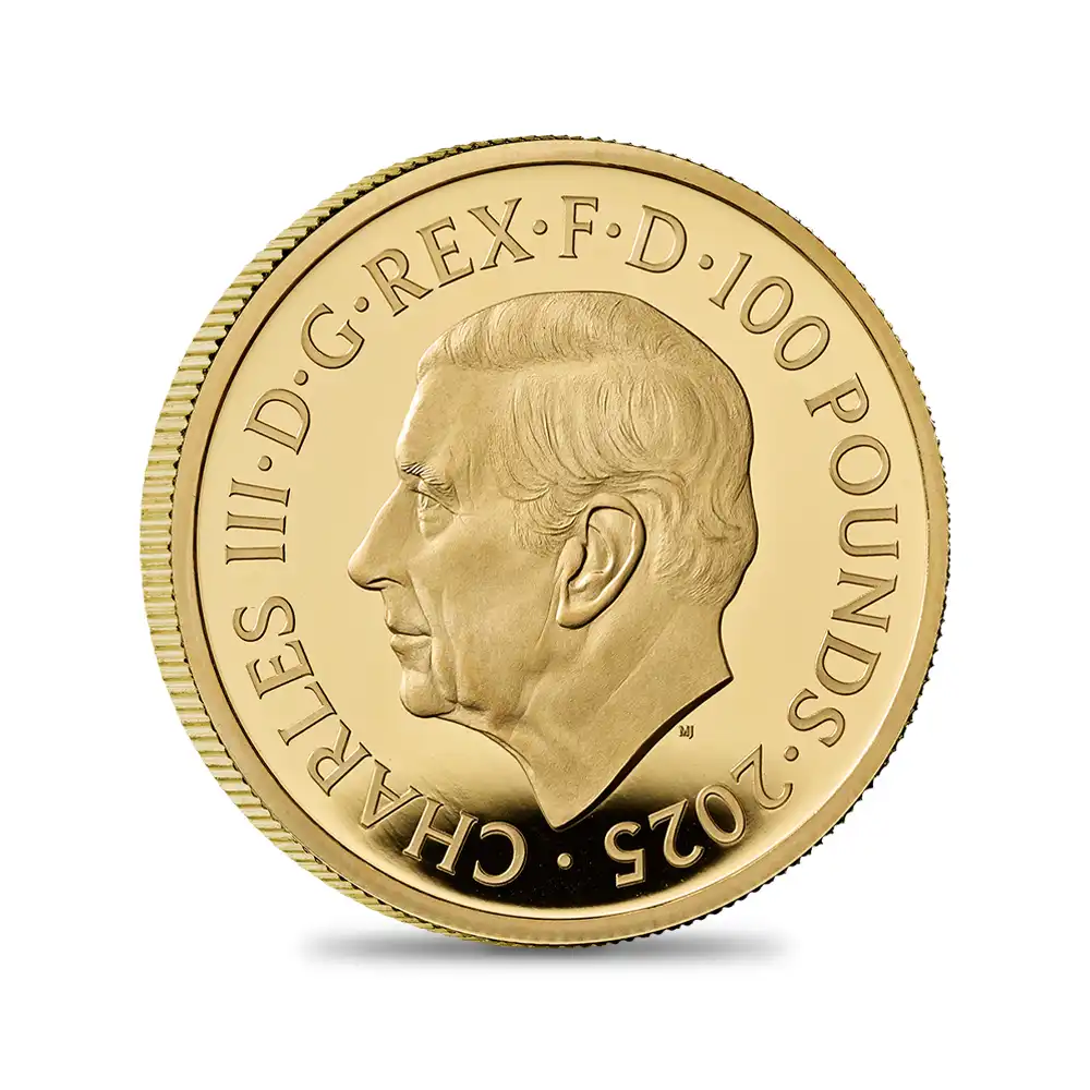 モダンコイン3:6534 2025 チャールズ3世 ミュージックレジェンド第12弾 フレディ・マーキュリー 100ポンド1オンスプルーフ金貨 未鑑定 箱付き【ご予約承り品】