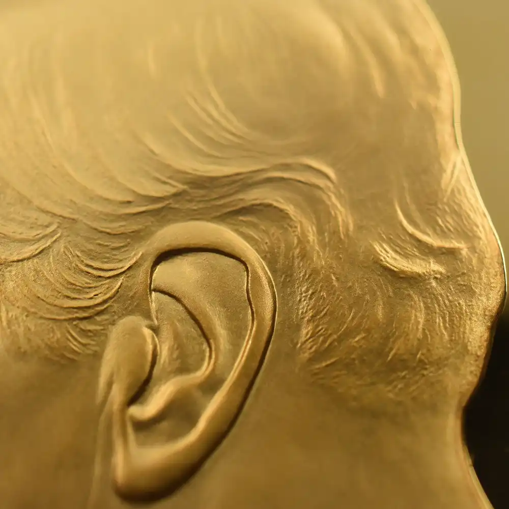 モダンコイン14：6536 2025 チャールズ3世 ワーテルロー・メダル - 勝利 500ポンド5オンス金貨 発行即日鑑定品 NGC PF70UC 箱付き（シリアルナンバー：01）