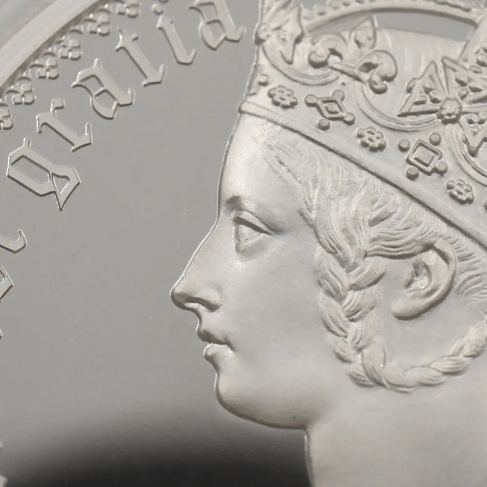 モダンコイン12:6541 2021 エリザベス2世 ゴチッククラウン 5ポンド2オンス銀貨 2枚セット 発行即日鑑定品 NGC PF69-70UC 箱付き