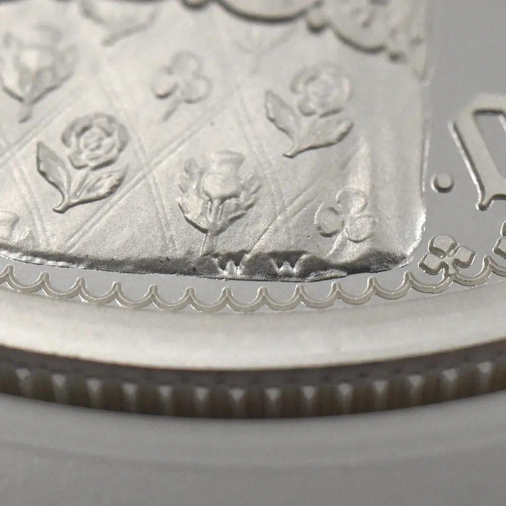 モダンコイン13:6541 2021 エリザベス2世 ゴチッククラウン 5ポンド2オンス銀貨 2枚セット 発行即日鑑定品 NGC PF69-70UC 箱付き