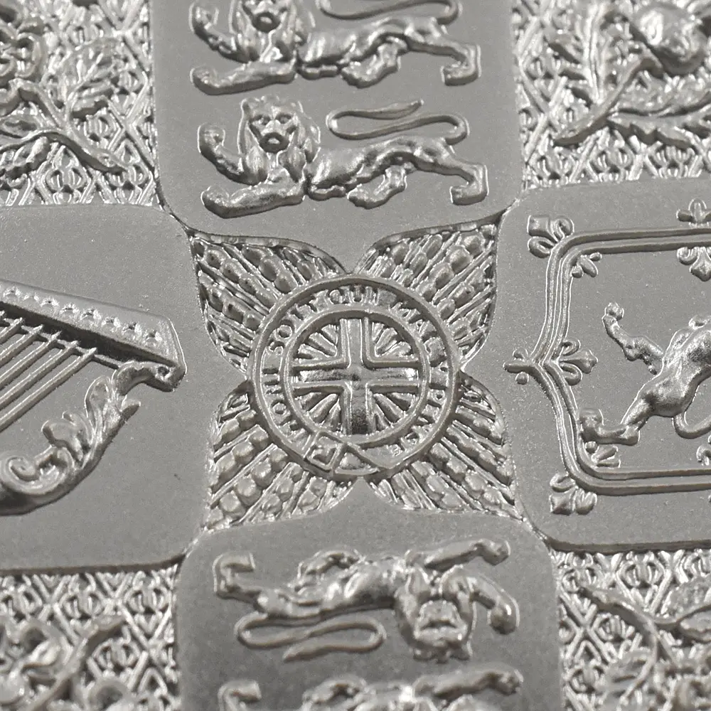 モダンコイン14:6541 2021 エリザベス2世 ゴチッククラウン 5ポンド2オンス銀貨 2枚セット 発行即日鑑定品 NGC PF69-70UC 箱付き