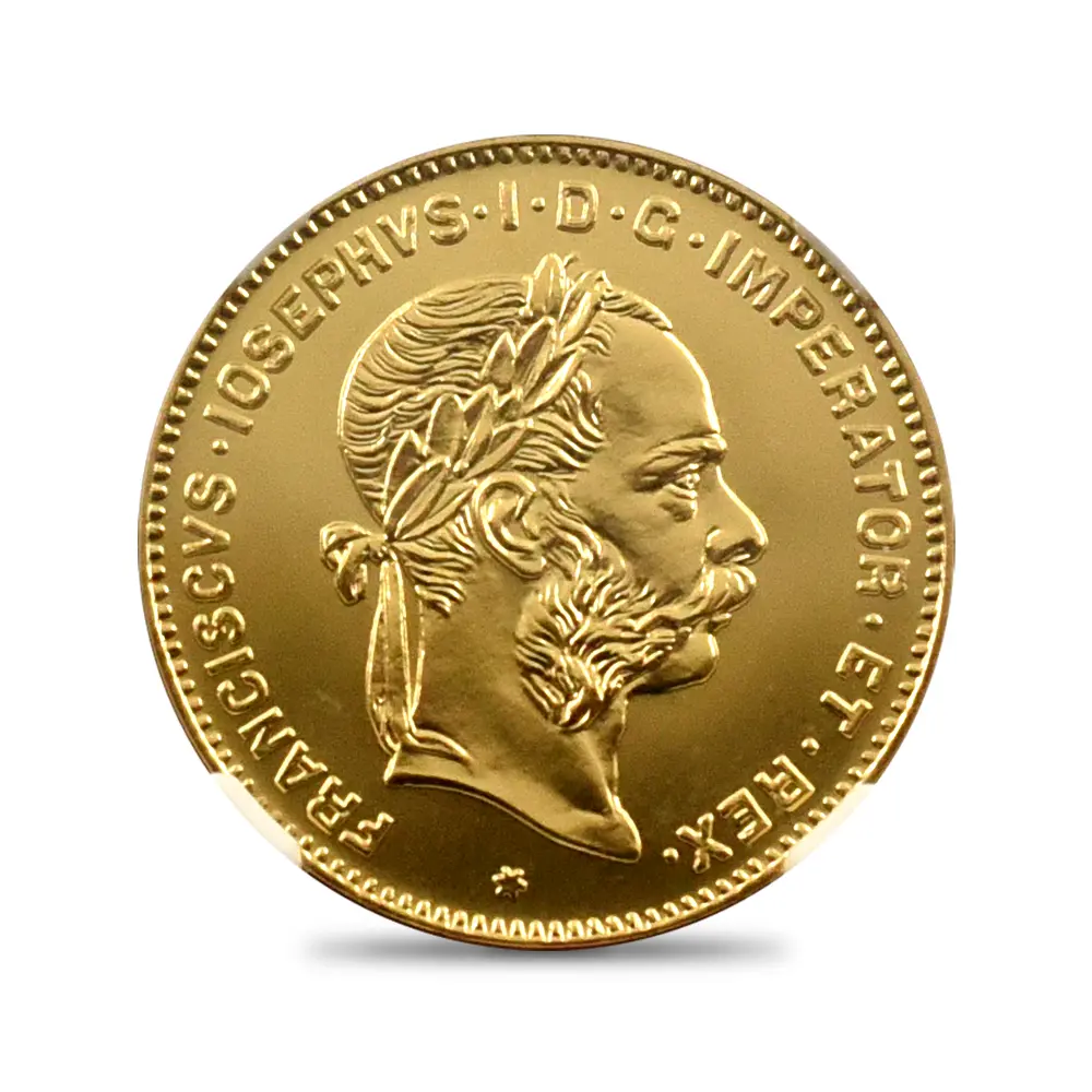 アンティークコイン2：6543 オーストリア 1892 フランツ・ヨーゼフ1世 10フラン金貨 リストライク NGC MS70