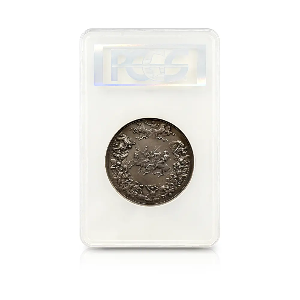 メダル5：6544 (1990) ワーテルローの戦い 175周年記念 銀メダル PCGS SP62 Eimer-2166