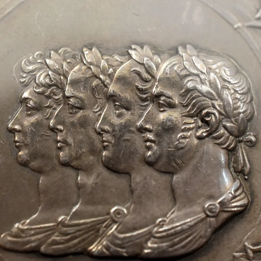 メダル8：6544 (1990) ワーテルローの戦い 175周年記念 銀メダル PCGS SP62 Eimer-2166