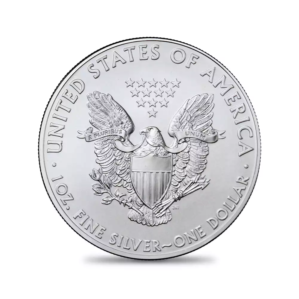 地金型3：2447 アメリカ 2021 1型 イーグル 1ドル 1オンス 銀貨 【1枚】 (コインケース付き)