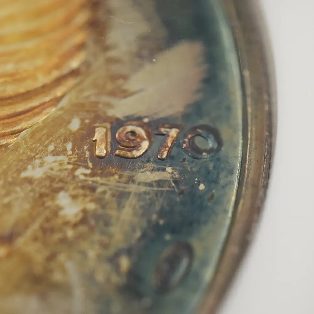 アンティークコイン19：3843 インドネシア 1970 独立25周年記念 金・銀貨10枚セット NGC PF65-68UC 箱付き