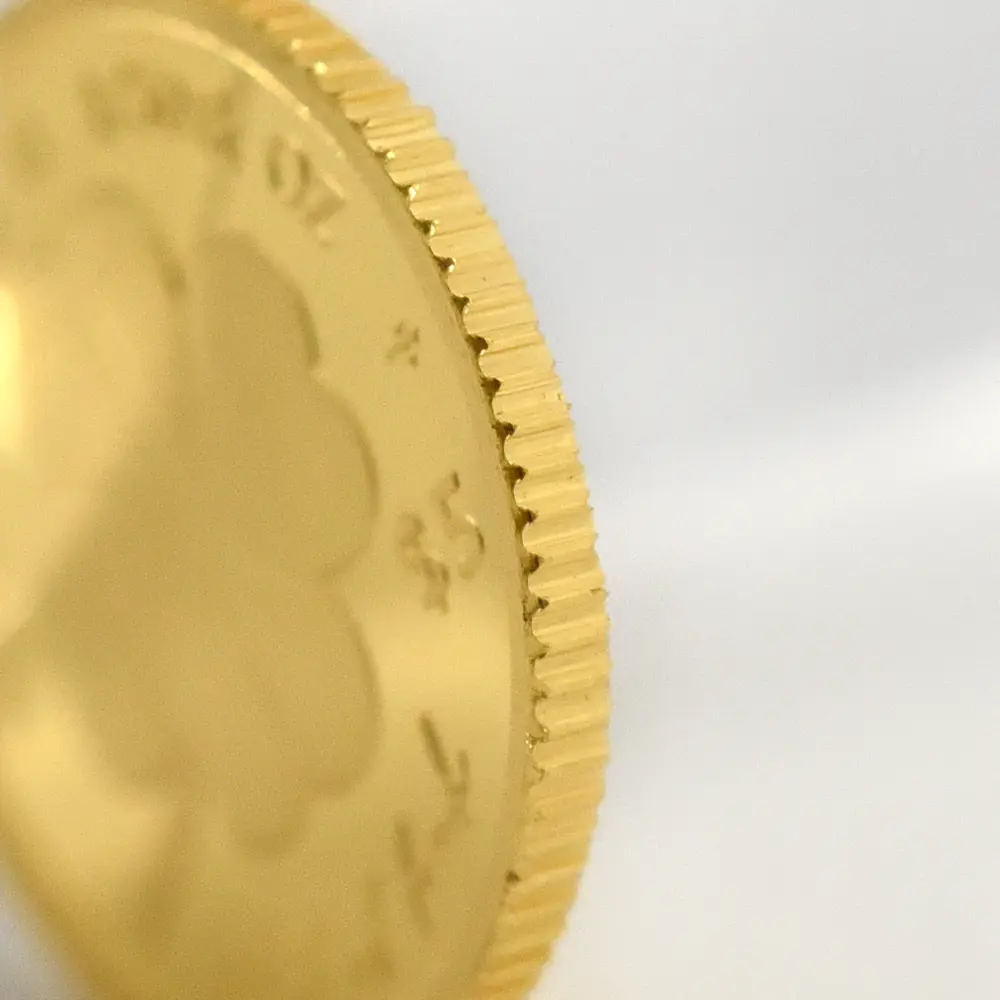 モダンコイン11：6516 クック諸島 2025 チャールズ3世 四葉のクロバー 5ドル 1/30オンスプルーフ金貨 未鑑定 箱付き