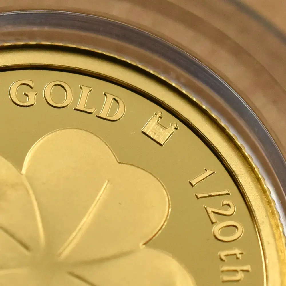 モダンコイン7：6517 クック諸島 2025 チャールズ3世 四葉のクロバー 10ドル 1/20オンスプルーフ金貨 未鑑定 箱付き