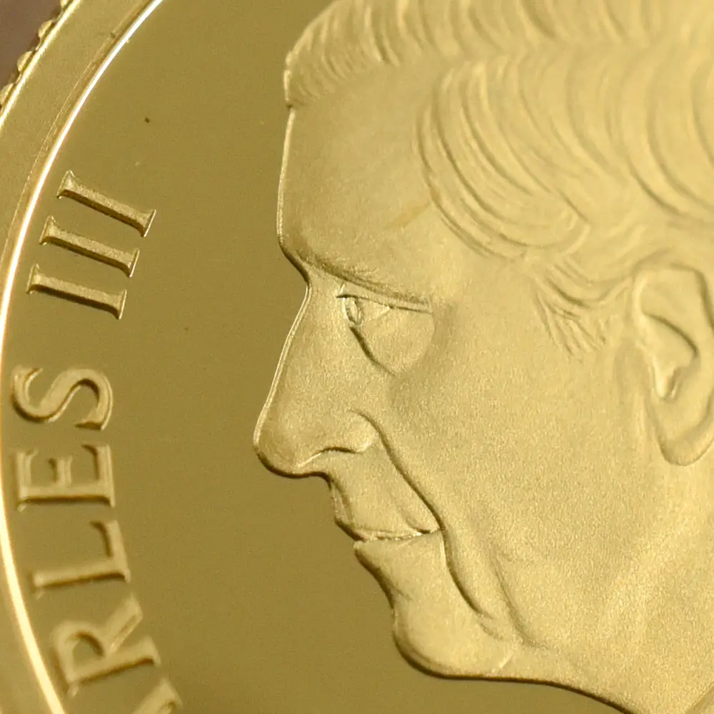 モダンコイン8：6517 クック諸島 2025 チャールズ3世 四葉のクロバー 10ドル 1/20オンスプルーフ金貨 未鑑定 箱付き