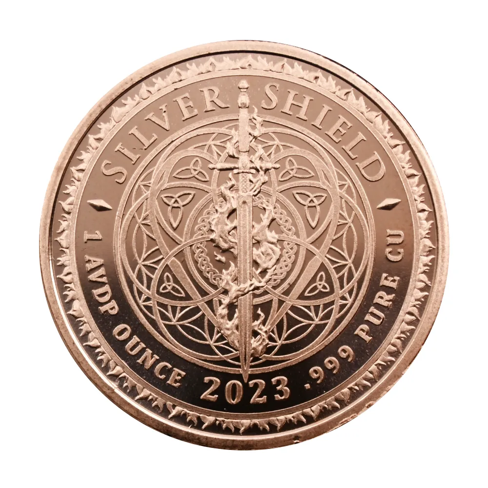 地金型3：3867 アメリカ 2023 フリーダムガール 1オンス 銅メダル 【1枚】 (コインケース付き)