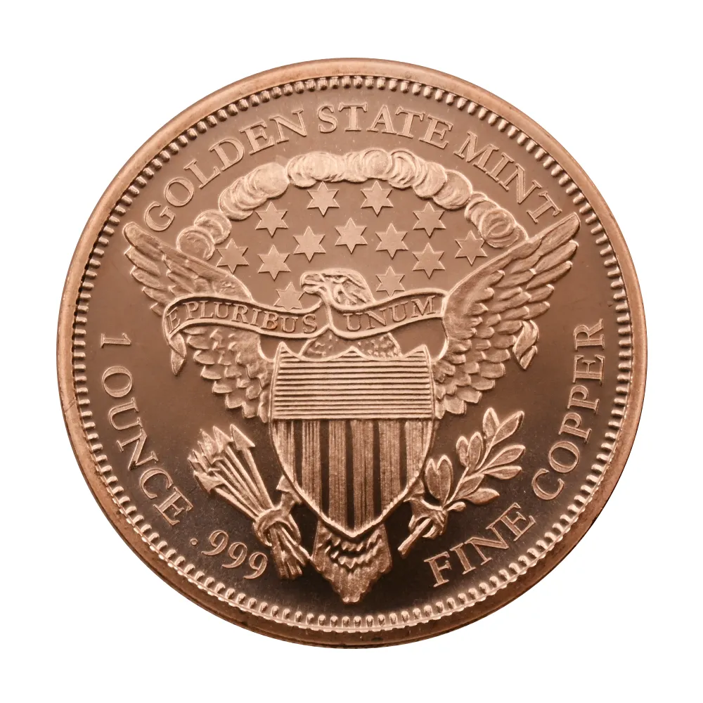 地金型s3：3873 アメリカ マーキュリーダイム 1オンス 銅メダル 【1枚】 (コインケース付き)