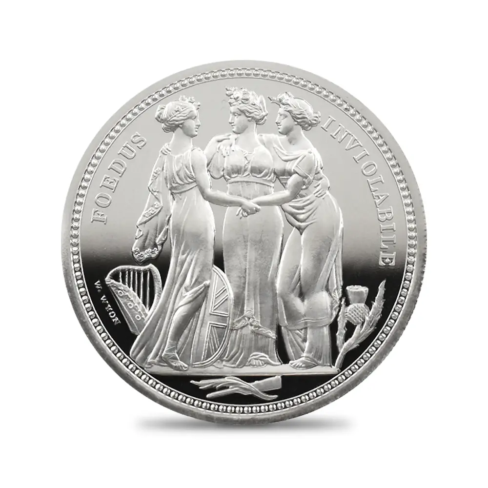 モダンコイン2：6554 2020 エリザベス2世 スリーグレーセス 5ポンド2オンス銀貨 ファーストリリース NGC PF70UC 箱付き