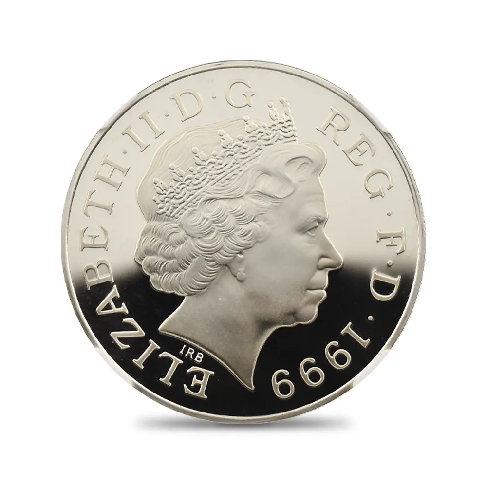 モダンコイン3：6555 1999 エリザベス2世 ダイアナ妃追悼記念 5ポンド銀貨 NGC PF69UC