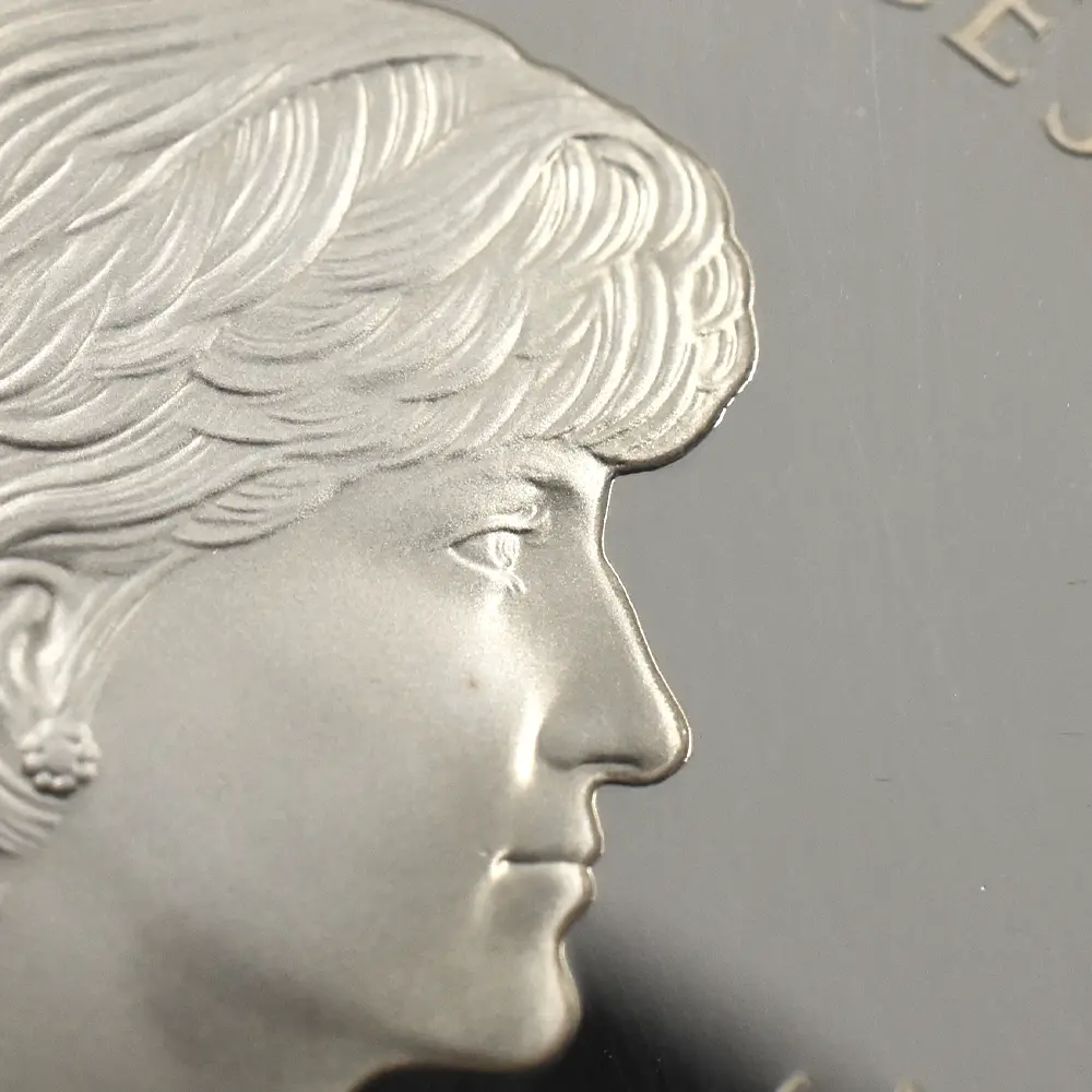 モダンコイン7：6555 1999 エリザベス2世 ダイアナ妃追悼記念 5ポンド銀貨 NGC PF69UC