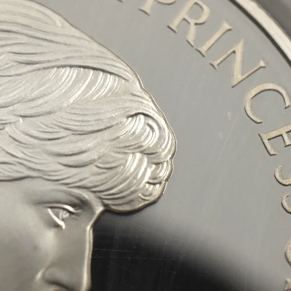 モダンコイン9：6555 1999 エリザベス2世 ダイアナ妃追悼記念 5ポンド銀貨 NGC PF69UC