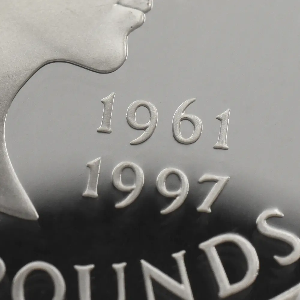 モダンコイン8:6558 1999 エリザベス2世 ダイアナ妃追悼記念 5ポンド銀貨 NGC PF69UC