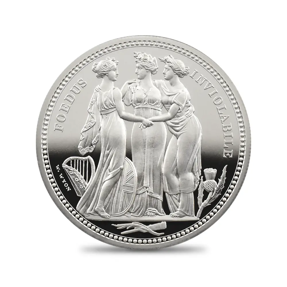 モダンコイン2:6564 2020 エリザベス2世 スリーグレーセス 5ポンド2オンス銀貨 発行即日鑑定品 NGC PF70UC 箱付き