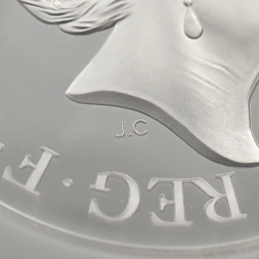 モダンコイン13:6564 2020 エリザベス2世 スリーグレーセス 5ポンド2オンス銀貨 発行即日鑑定品 NGC PF70UC 箱付き