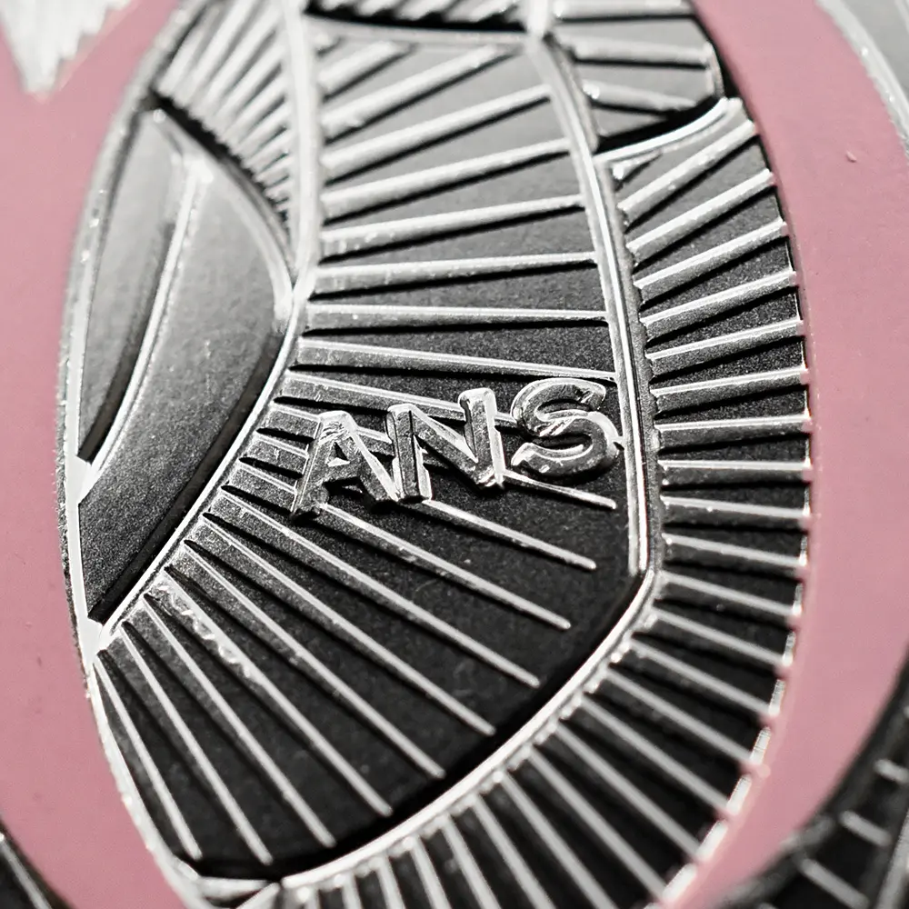 メダル8:6508 フランス 2025 フランスの卓越 ランコム カラーメダル 銀メッキコモンメタル 未鑑定 パッケージ付き