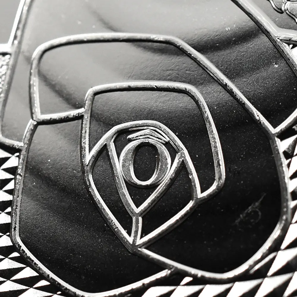 メダル10:6508 フランス 2025 フランスの卓越 ランコム カラーメダル 銀メッキコモンメタル 未鑑定 パッケージ付き