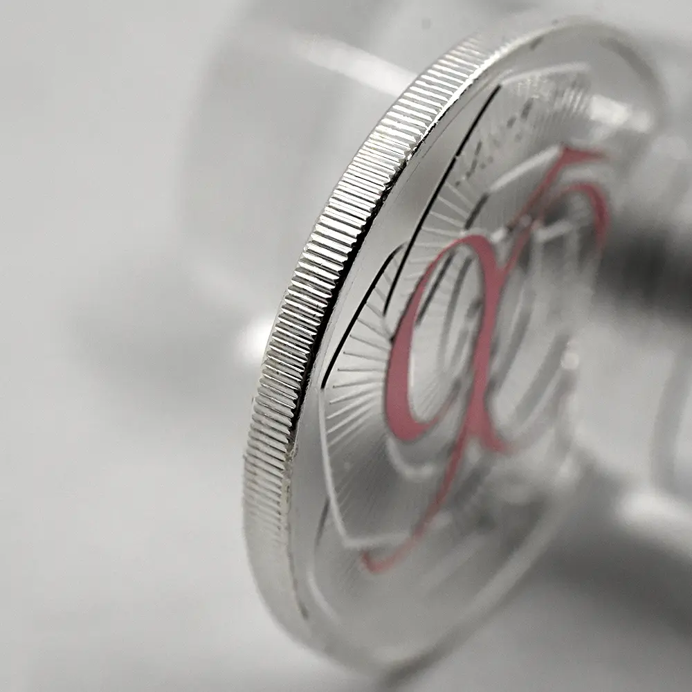 メダル13:6508 フランス 2025 フランスの卓越 ランコム カラーメダル 銀メッキコモンメタル 未鑑定 パッケージ付き