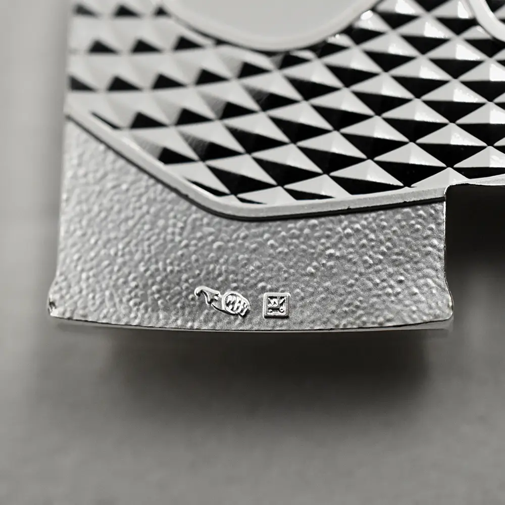 モダンコイン11：6507 フランス 2025 フランスの卓越 ランコム 10ユーロリップスティック型プルーフ銀貨 未鑑定 箱付き