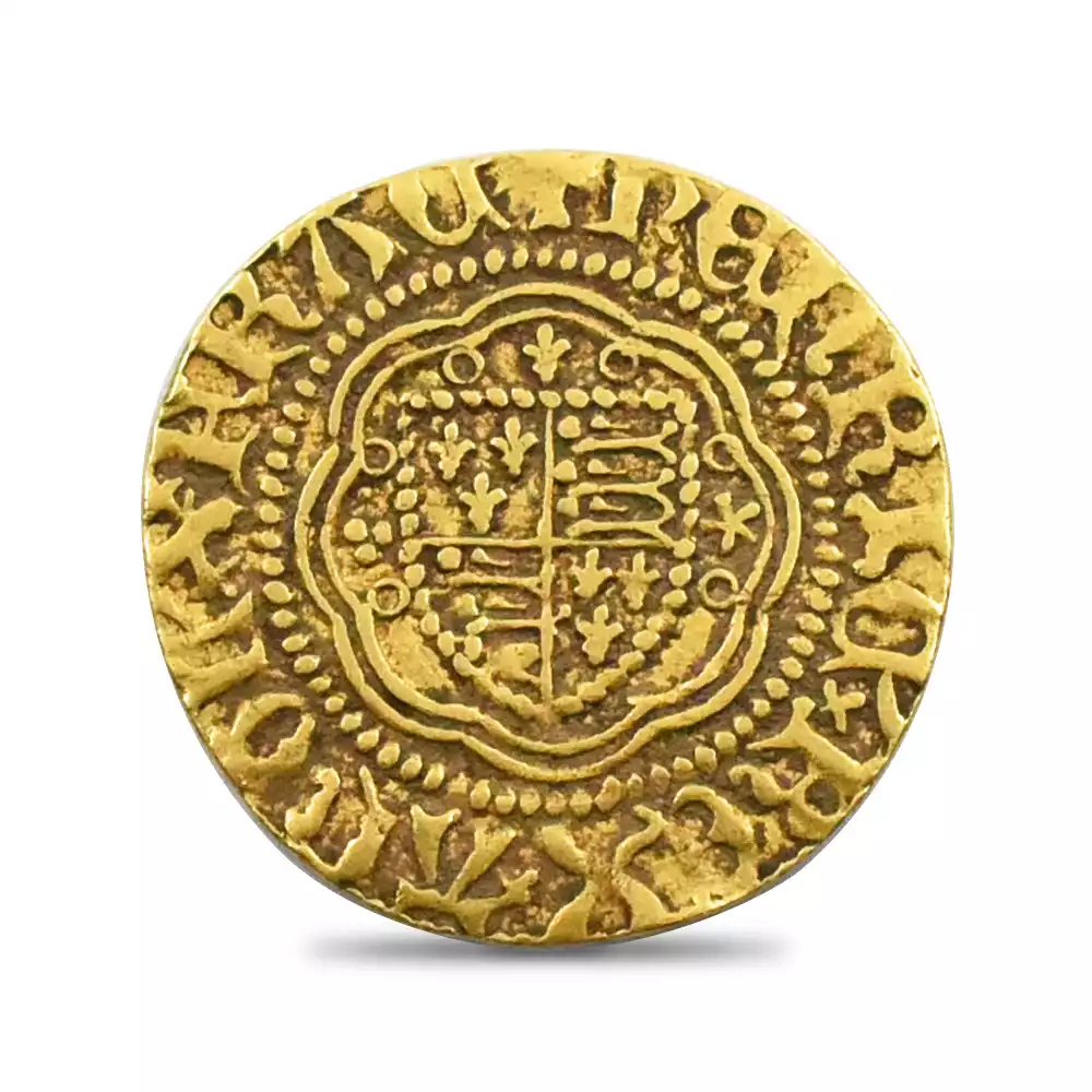 アンティークコイン3：2469 1413-1422 ヘンリー5世 1/4ノーブル金貨 NGC XF45 S-1757
