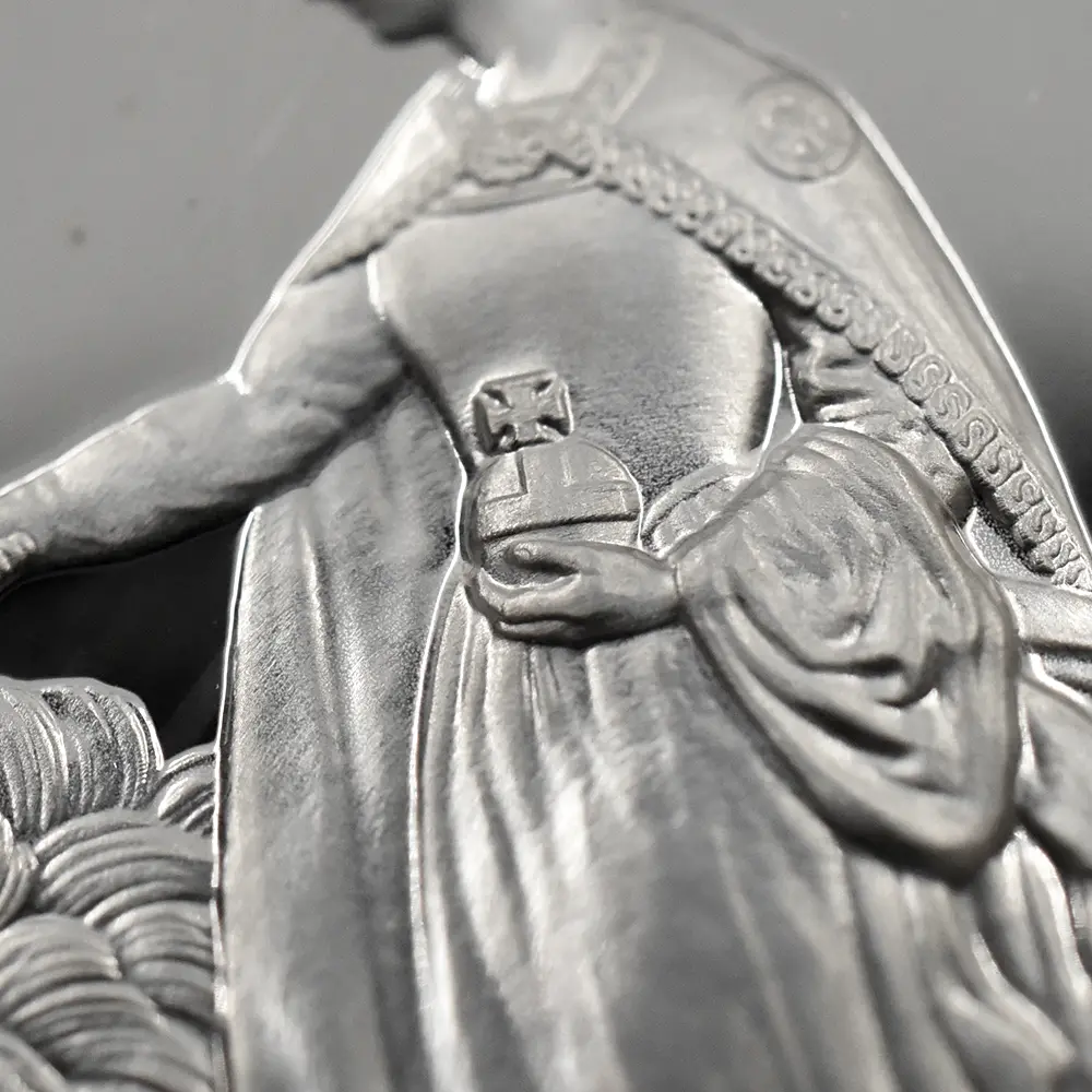 モダンコイン7：6571 2019 エリザベス2世 ウナ＆ライオン 5ポンド2オンス銀貨 NGC PF68UC