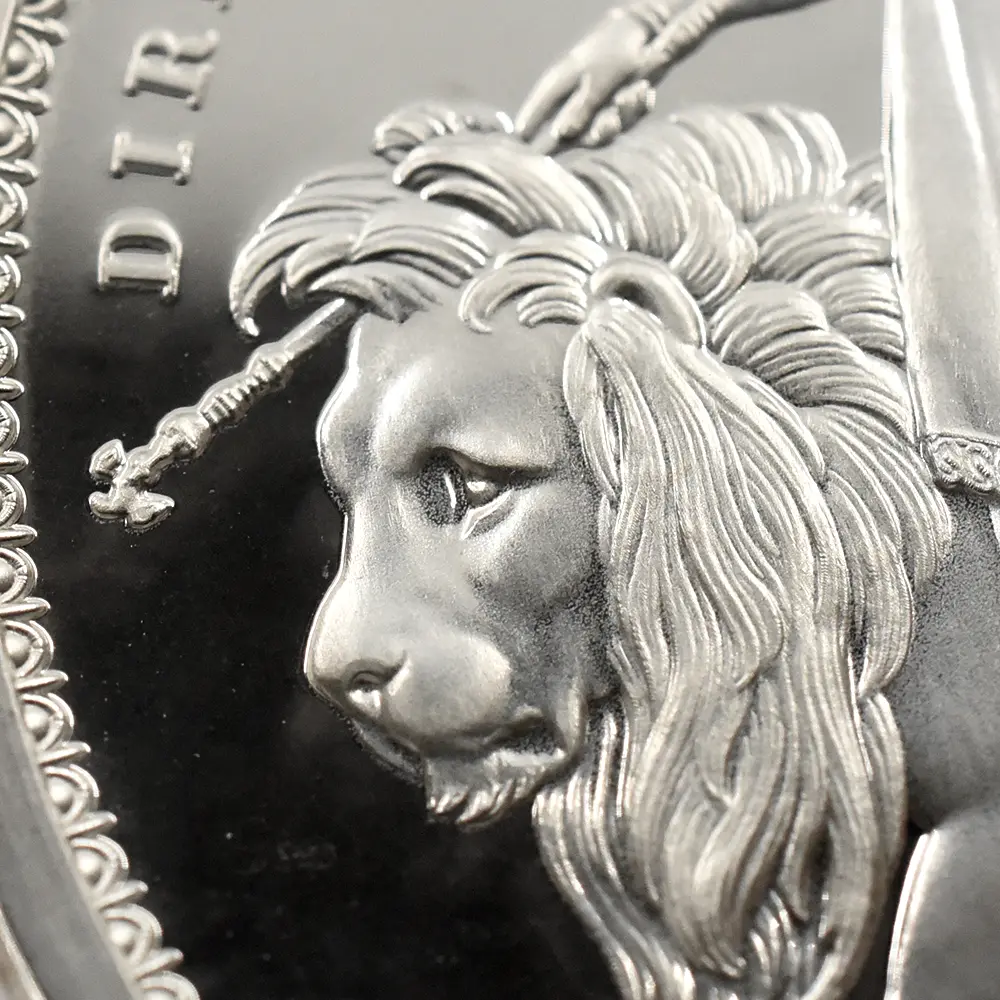 モダンコイン7：6570 2019 エリザベス2世 ウナ＆ライオン 5ポンド2オンス銀貨 NGC PF68UC