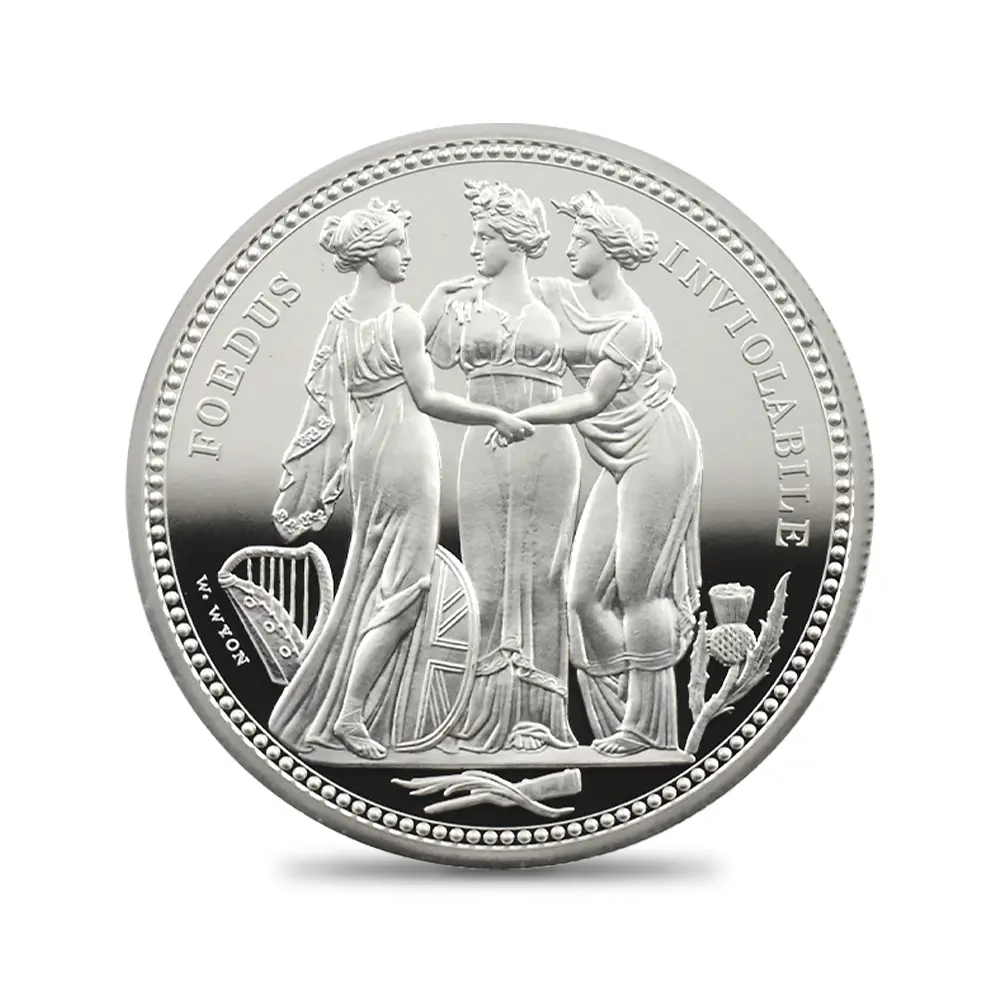モダンコイン2：6565 2020 エリザベス2世 スリーグレーセス 5ポンド2オンス銀貨 ファーストリリース NGC PF70UC