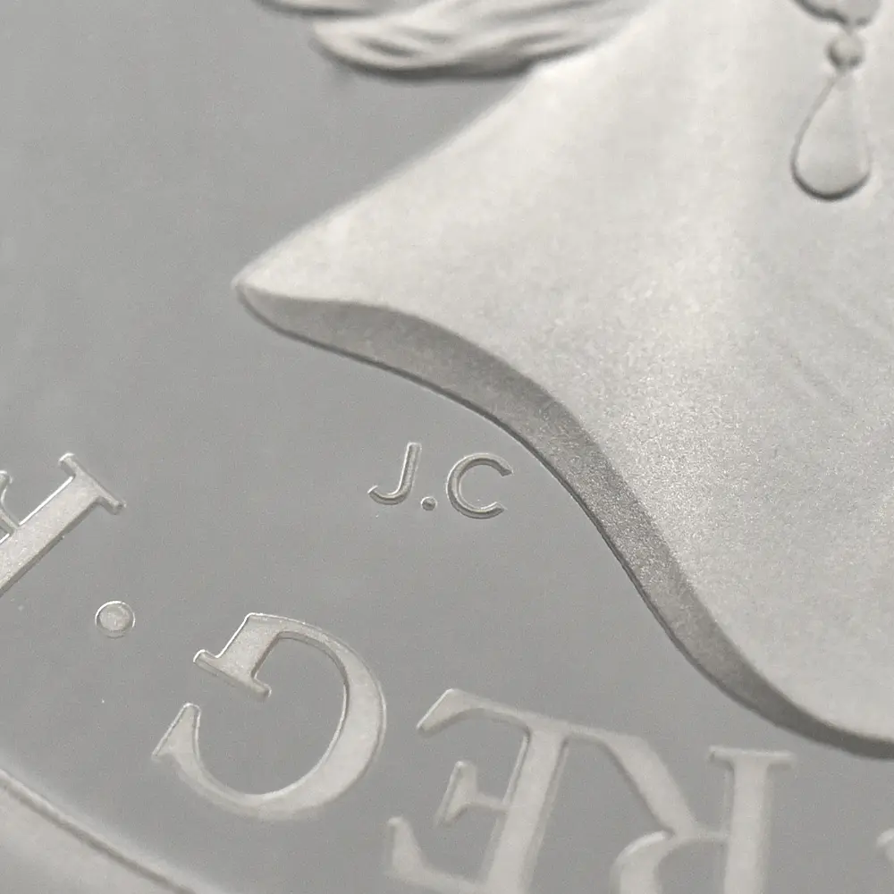 モダンコイン10：6565 2020 エリザベス2世 スリーグレーセス 5ポンド2オンス銀貨 ファーストリリース NGC PF70UC