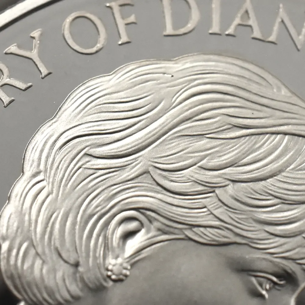 モダンコイン8：6566 1999 エリザベス2世 ダイアナ妃追悼記念 5ポンド銀貨 NGC PF69UC