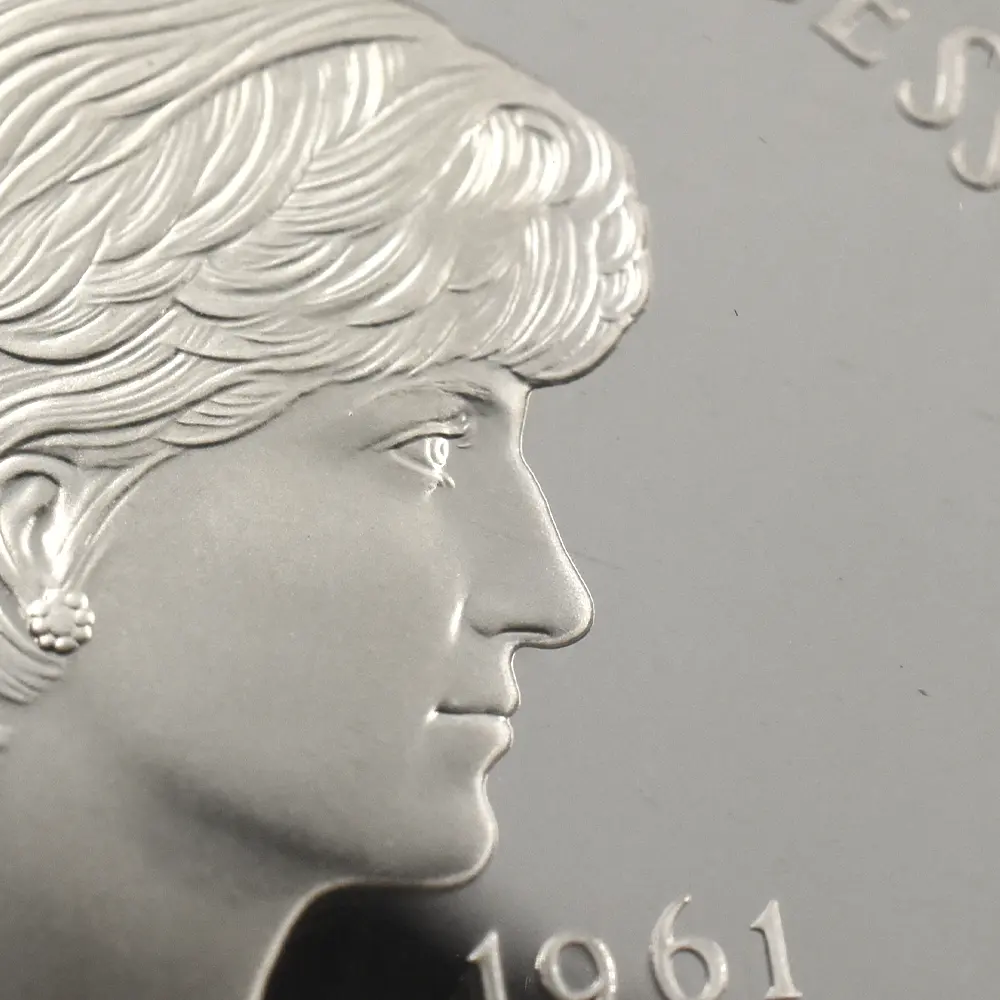 モダンコイン7：6566 1999 エリザベス2世 ダイアナ妃追悼記念 5ポンド銀貨 NGC PF69UC