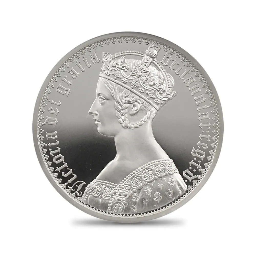 モダンコイン2：6573 2021 エリザベス2世 ゴチッククラウン 5ポンド2オンス銀貨 2枚セット 発行即日鑑定品 NGC PF70UC 箱付き (ポートレートのみ)