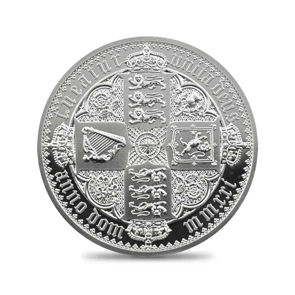 モダンコイン4：6573 2021 エリザベス2世 ゴチッククラウン 5ポンド2オンス銀貨 2枚セット 発行即日鑑定品 NGC PF70UC 箱付き (ポートレートのみ)