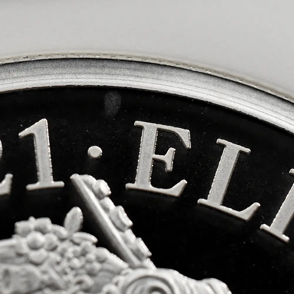 モダンコイン15：6573 2021 エリザベス2世 ゴチッククラウン 5ポンド2オンス銀貨 2枚セット 発行即日鑑定品 NGC PF70UC 箱付き (ポートレートのみ)