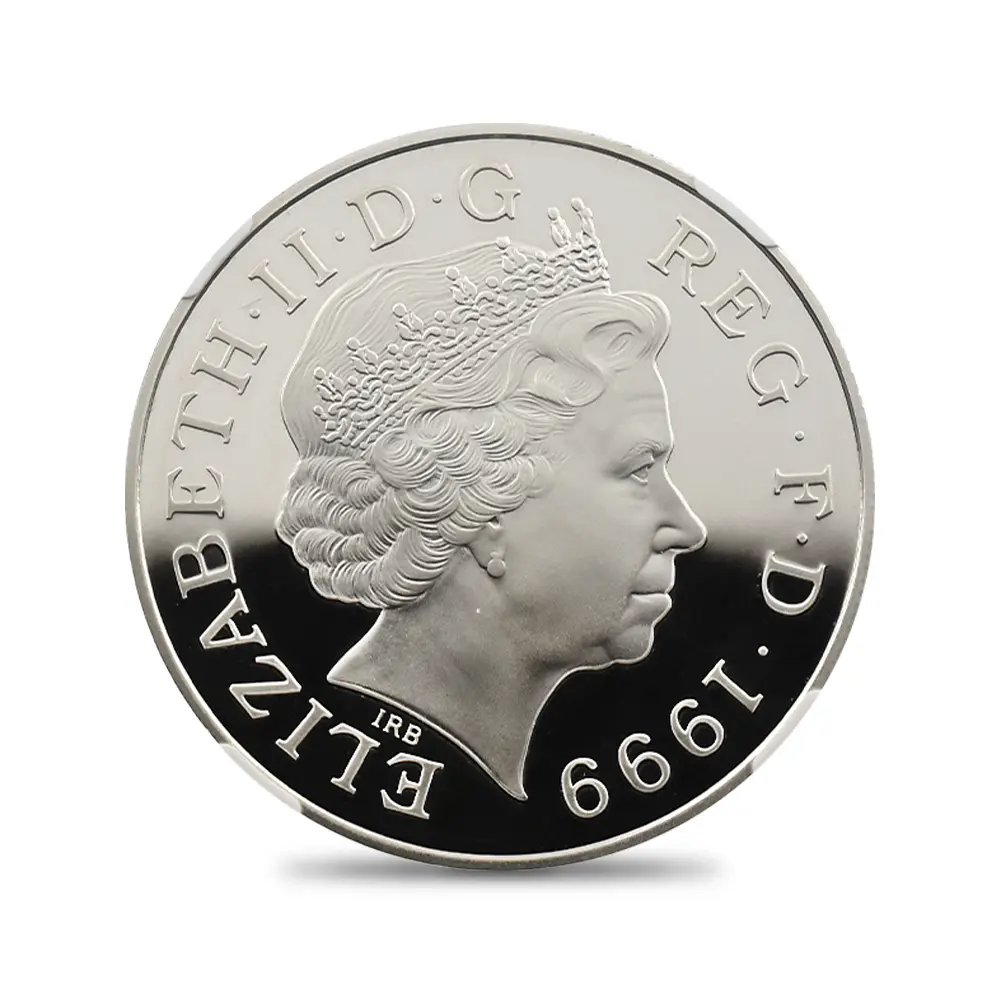 モダンコイン3：6567 1999 エリザベス2世 ダイアナ妃追悼記念 5ポンド銀貨 NGC PF69UC