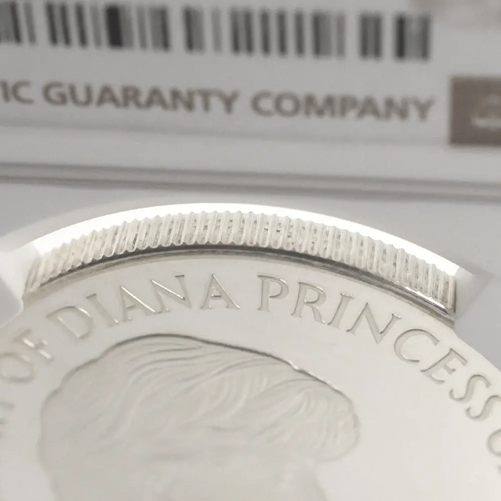 モダンコイン13：6567 1999 エリザベス2世 ダイアナ妃追悼記念 5ポンド銀貨 NGC PF69UC