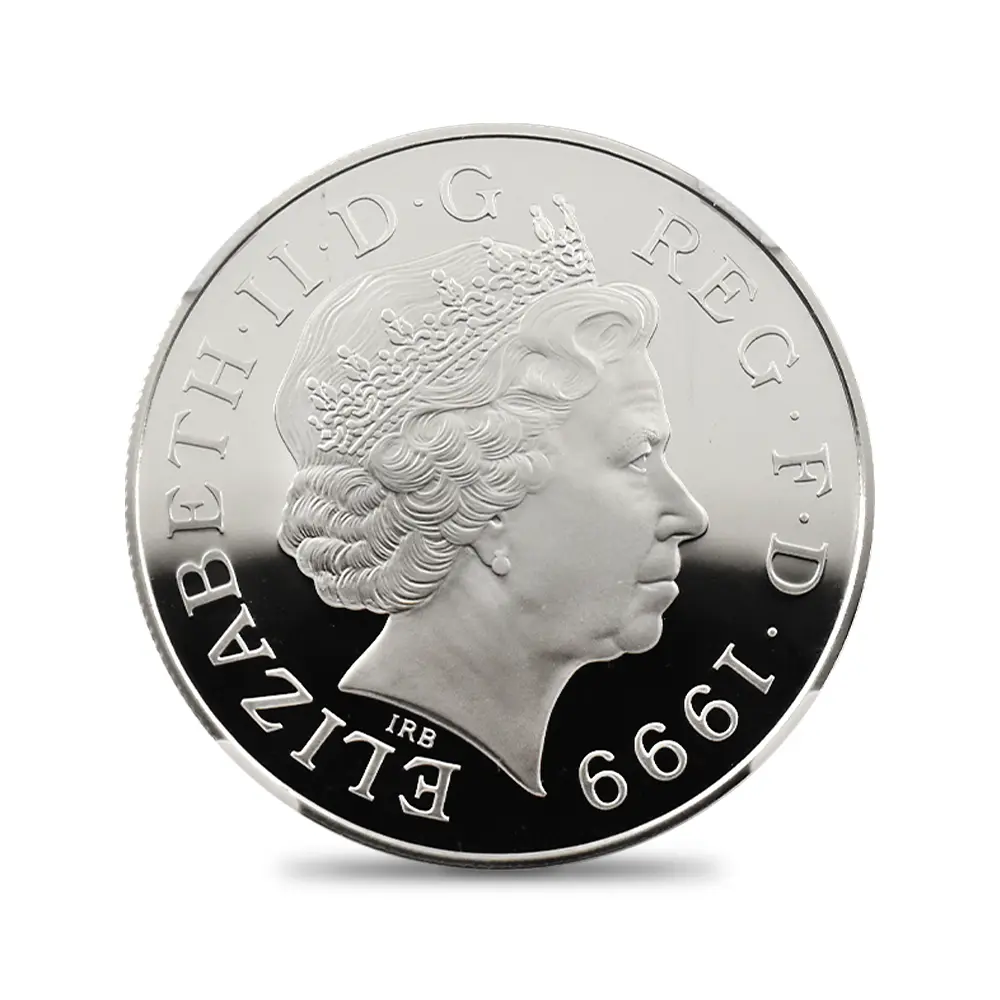モダンコイン3：6568 1999 エリザベス2世 ダイアナ妃追悼記念 5ポンド銀貨 NGC PF69UC