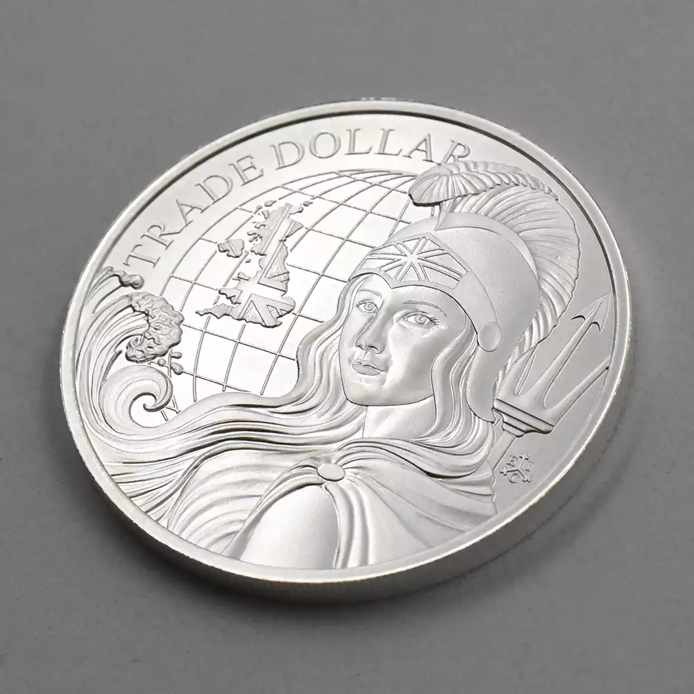 モダンコイン4：2480 セントヘレナ 2022 現代貿易貨幣シリーズ第2弾 イギリス 1ポンド 1オンス 銀貨【1枚】 (コインケース付き)