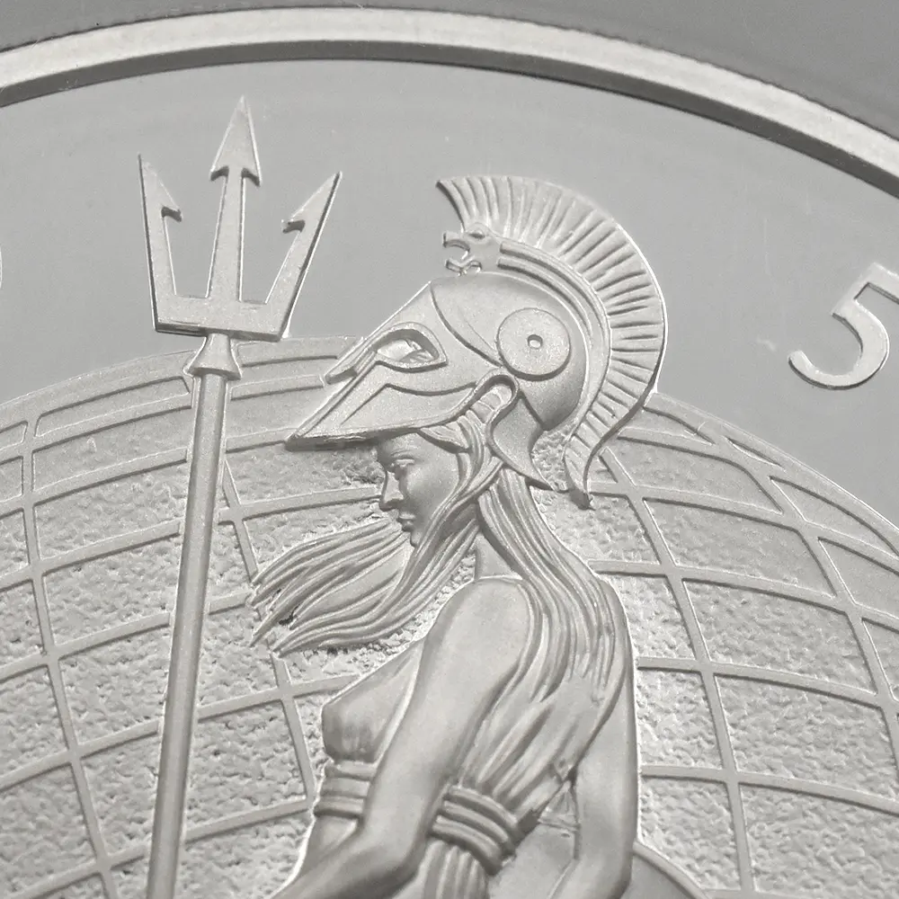 モダンコイン8：6577 2014 エリザベス2世 ブリタニア ハイレリーフ 10ポンド5オンス銀貨 ファースト750ストラック NGC PF70UC 箱付き