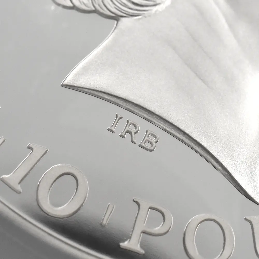 モダンコイン12：6577 2014 エリザベス2世 ブリタニア ハイレリーフ 10ポンド5オンス銀貨 ファースト750ストラック NGC PF70UC 箱付き