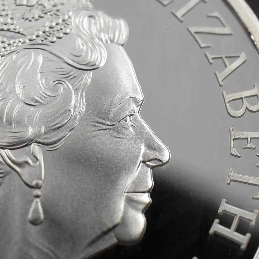 モダンコイン10：6574 2021 エリザベス2世 クイーンズビースト コンプリーター 英国王室の十大守護獣 2ポンド1オンス銀貨 NGC PF70UC