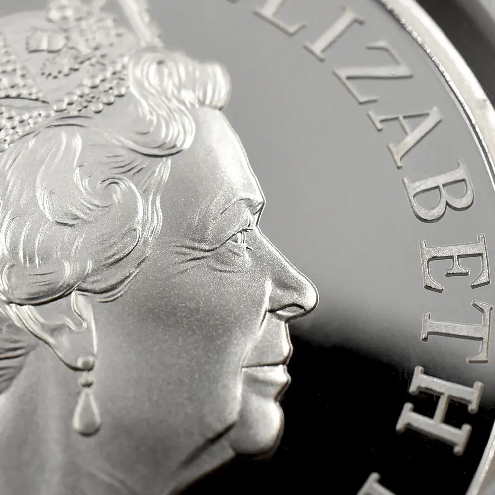 モダンコイン10：6575 2021 エリザベス2世 クイーンズビースト コンプリーター 英国王室の十大守護獣 2ポンド1オンス銀貨 NGC PF69UC