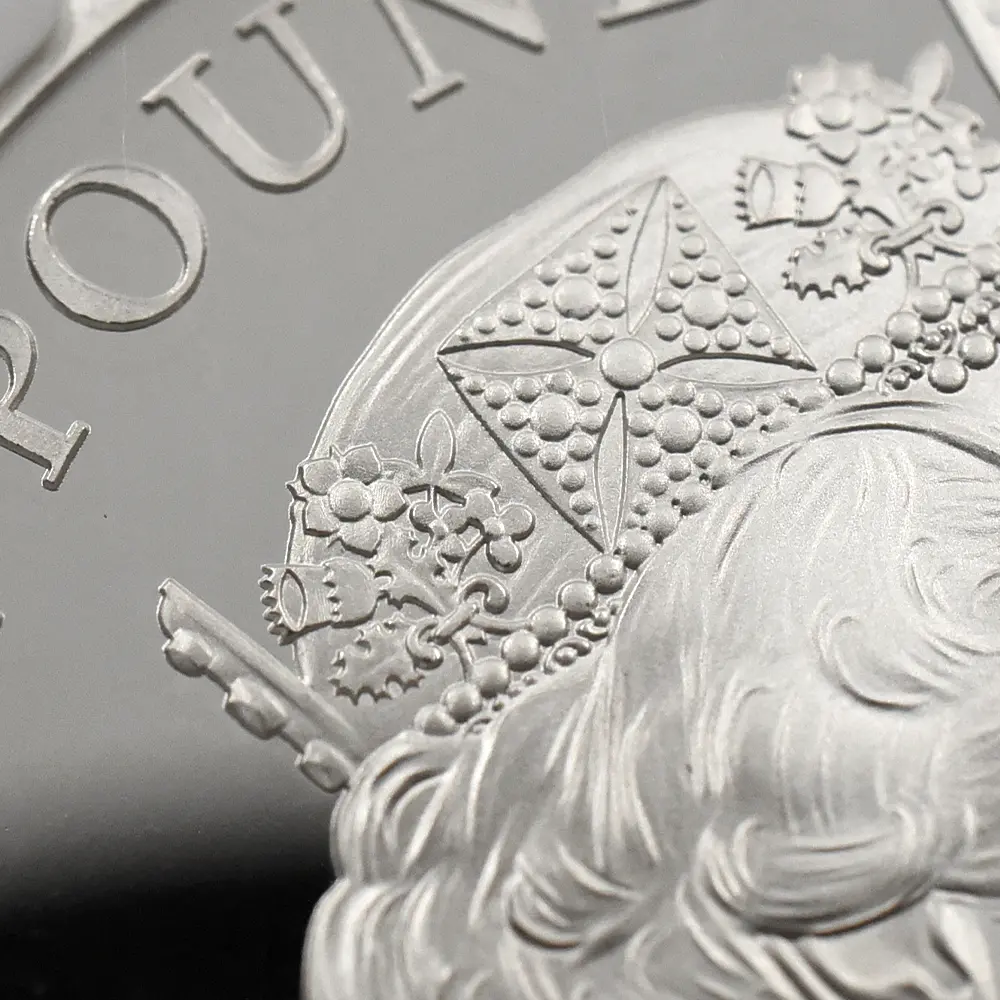 モダンコイン11：6575 2021 エリザベス2世 クイーンズビースト コンプリーター 英国王室の十大守護獣 2ポンド1オンス銀貨 NGC PF69UC